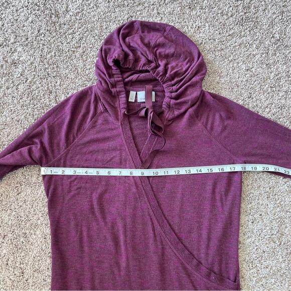 Athleta Inner Twist Hoodie Chianti Heather - Picture 11 of 11